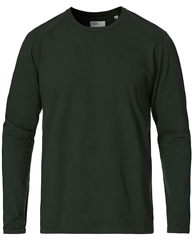 Miehet | Pitkähihaiset t-paidat | Colorful Standard | Classic Organic Long Sleeve T-shirt Hunter Green