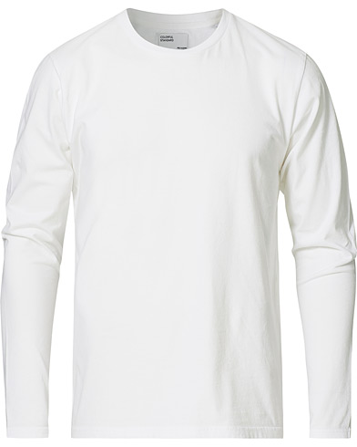 Mies | Pitkähihaiset t-paidat | Colorful Standard | Classic Organic Long Sleeve T-shirt Optical White