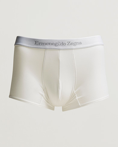 Mies |  | Zegna | Cotton Stretch Trunk Boxers White