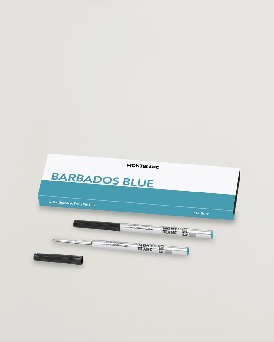 Montblanc 2 Ballpoint Pen Refills Barbados Blue – Sininen