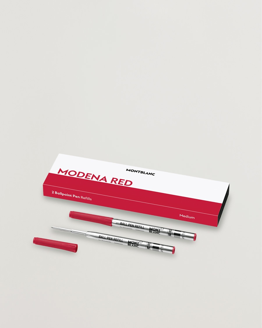 Montblanc 2 Ballpoint Pen Refills Modena Red – Punainen