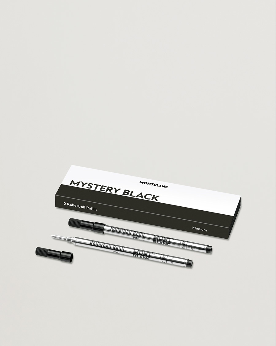 Montblanc 2 Rollerball Refills Mystery Black – Musta