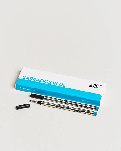 Mies |  | Montblanc | 2 Rollerball Refills Barbados Blue