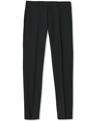 Suorat housut |  Thodd Wool Suit Trousers Black