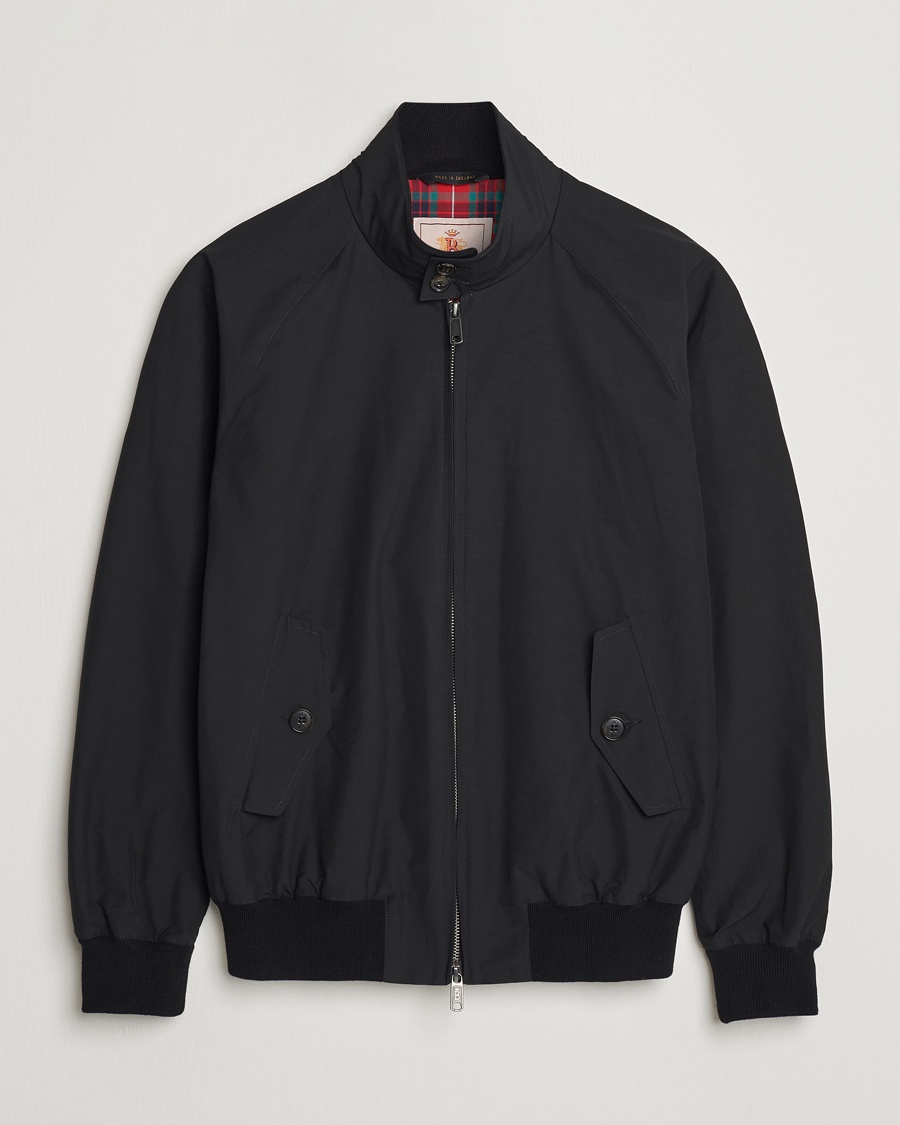 Baracuta G9 Original Harrington Jacket Black – Musta