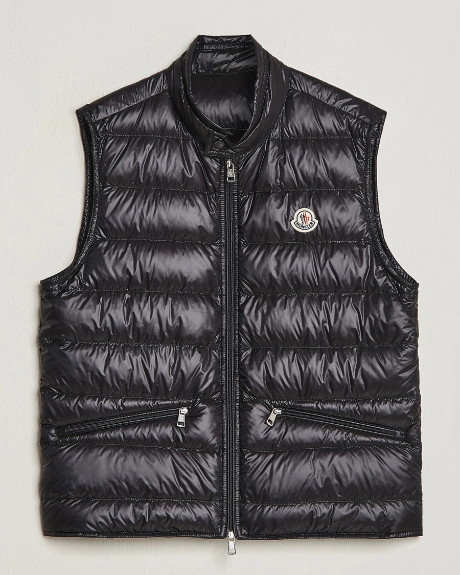 Moncler Gui Down Vest Black – Musta