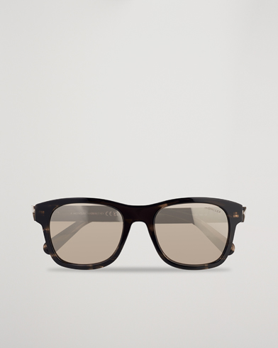 Miehet |  | Moncler Lunettes | ML0192 Sunglasses Shiny Dark Brown/Roviex Mirror