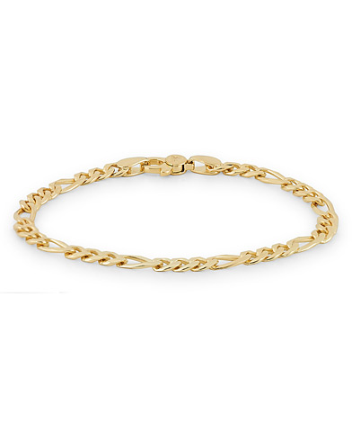 Mies | Rannekorut | Tom Wood | Figaro Thick Bracelet Gold