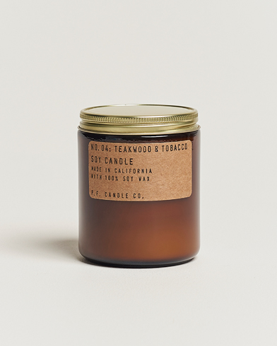 Mies | Tuoksukynttilät | P.F. Candle Co. | Soy Candle No. 4 Teakwood & Tobacco 204g