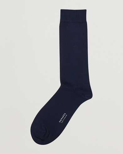 Mies |  | Sunspel | Cotton Blend Socks Navy