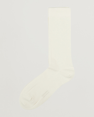 Mies |  | Sunspel | Cotton Blend Socks White