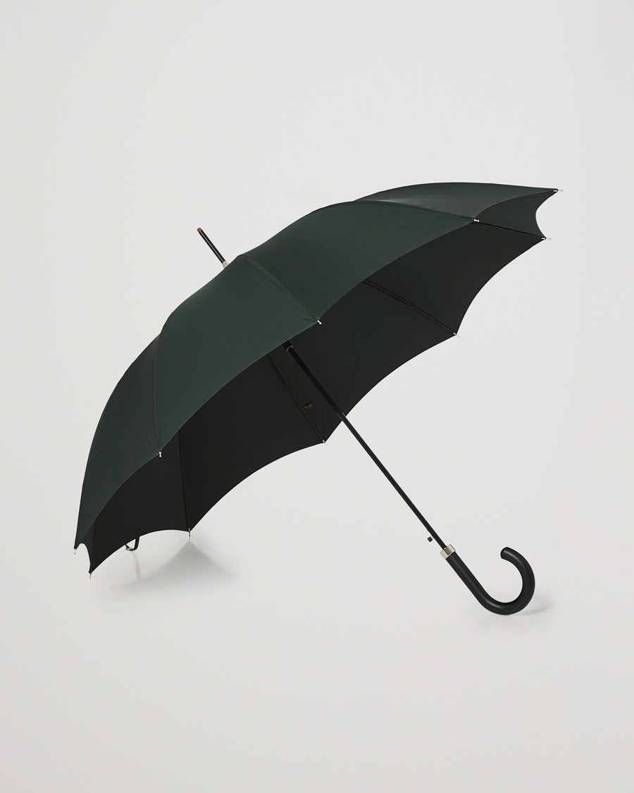 Fox Umbrellas Hardwood Automatic Umbrella Racing Green – Vihreä
