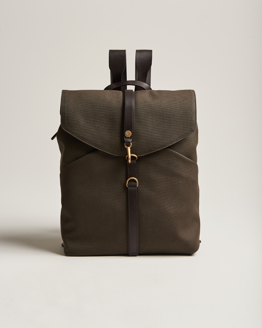 Mismo M/S Rucksack Army/Dark Brown – Ruskea