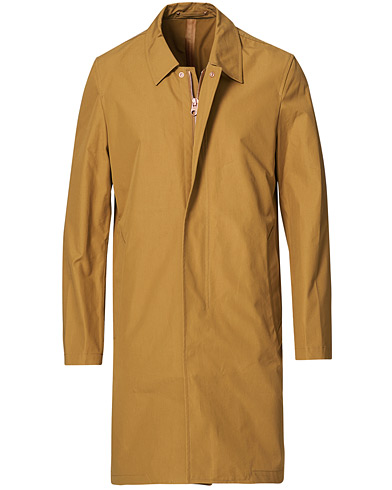 Tyylikkäänä sateella |  Unlined Cotton Ventile Mac Coat 3.0 Mustard