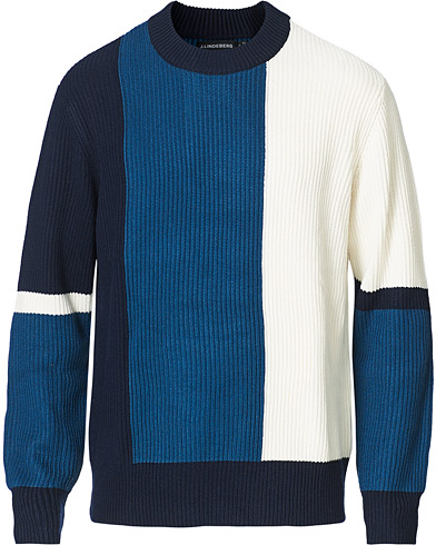 Neuleet |  Ivan Bold Block Sweater Navy
