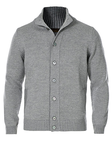 Neuletakit |  Heavy Merino Wool Cardigan Grey