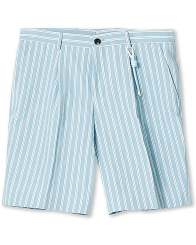 Chino-shortsit |  Pepe Striped Seersucker Shorts Pastel Blue