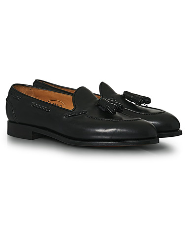 Miehet | Osta kengät merkiltä Edward Green - saat lepolestin kaupan päälle. | Edward Green | Belgravia Tassel Loafer Black Calf