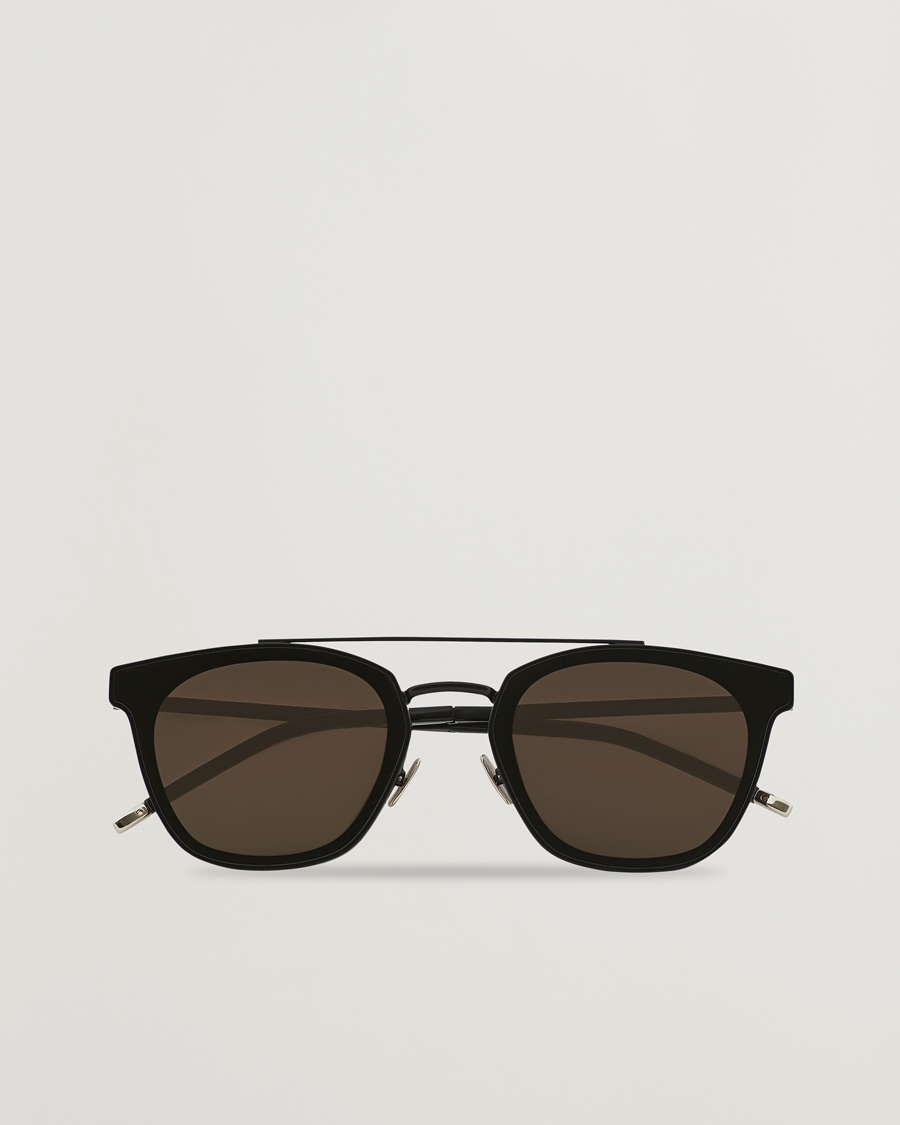Saint Laurent SL 28 Sunglasses Black/Grey – Musta