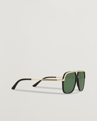 Mies | Neliskulmaiset aurinkolasit | Gucci | GG0200S Sunglasses Black/Gold