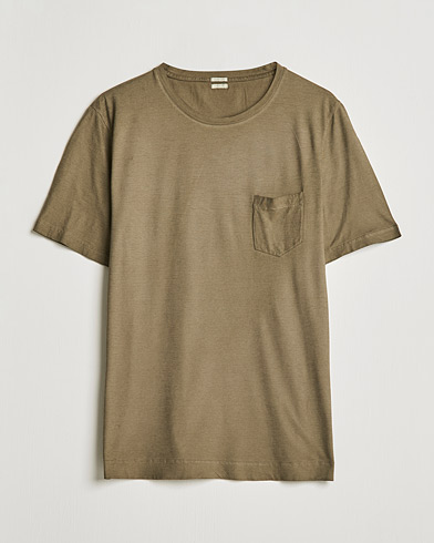Mies |  | Massimo Alba | Panarea Watercolor T-Shirt Military
