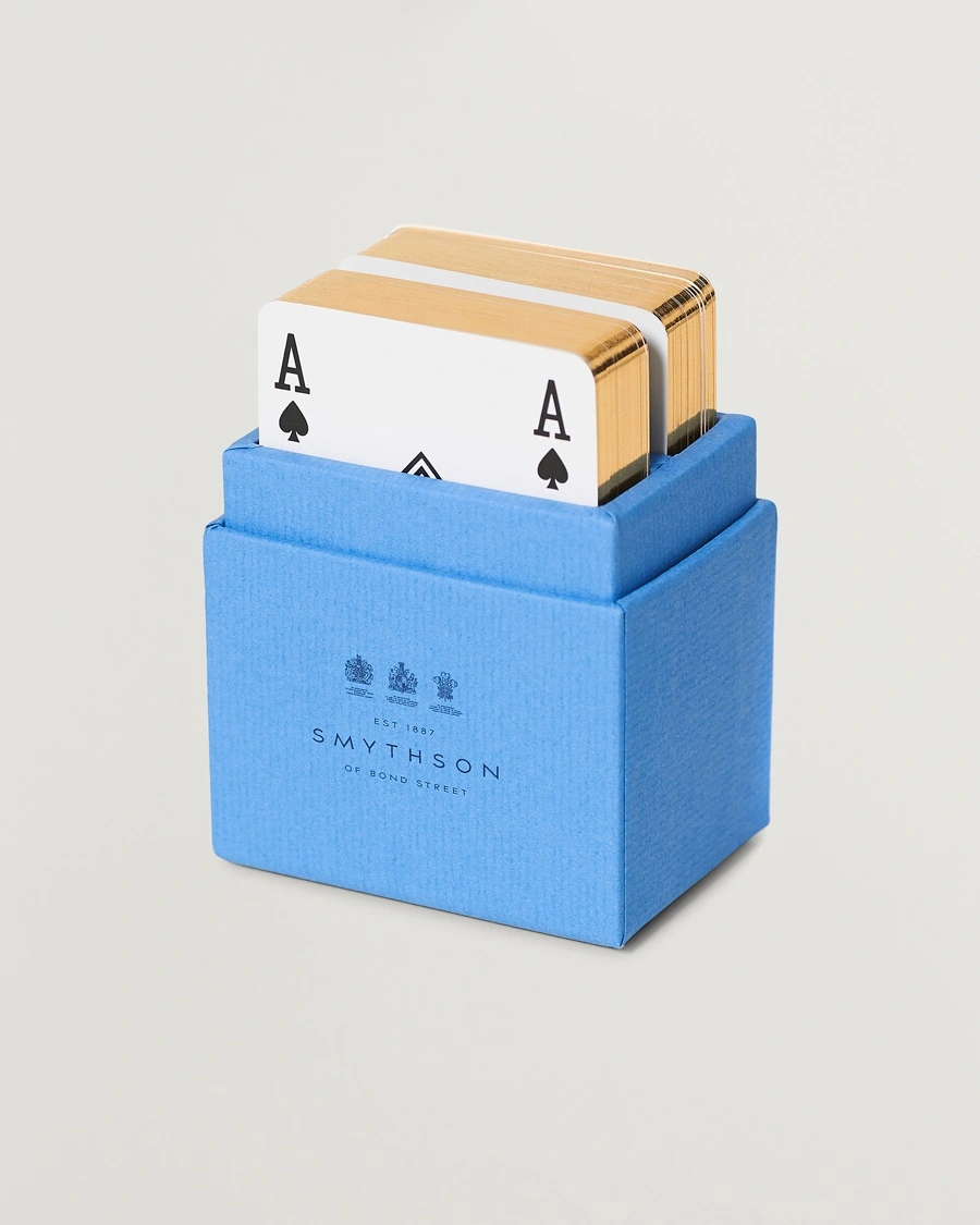 Smythson SmythsonPlaying CardNile Blue