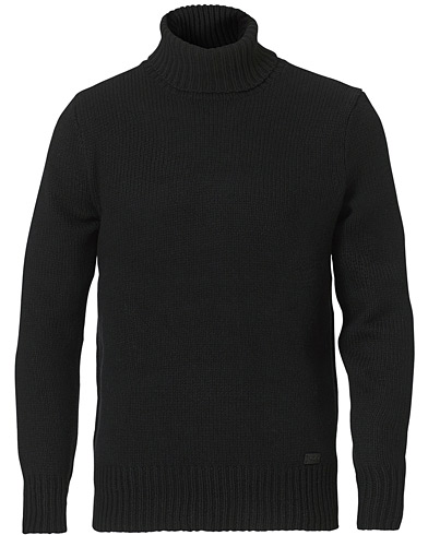 Poolot |  Wool Knitted Rollneck Black