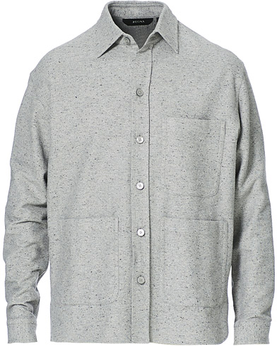 Paitatakkien aika |  Recycled Wool Overshirt Light Grey