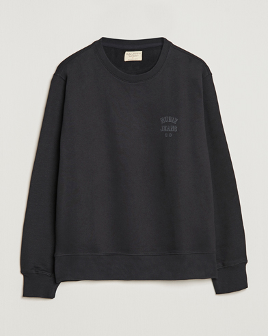 Mies | Contemporary Creators | Nudie Jeans | Frasse Logo Sweatshirt Black