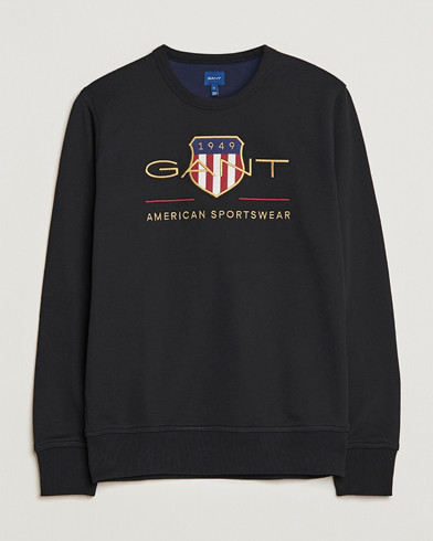 Mies |  | GANT | Archive Shield Crew Neck Sweatershirt Black