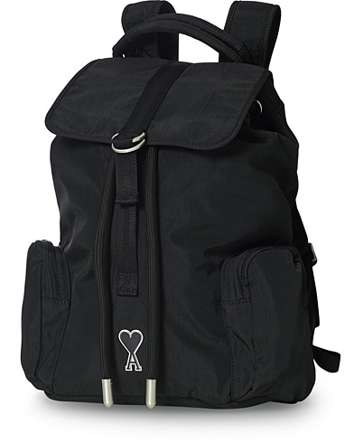 Reput |  Water Repellent Nylon Backpack Black
