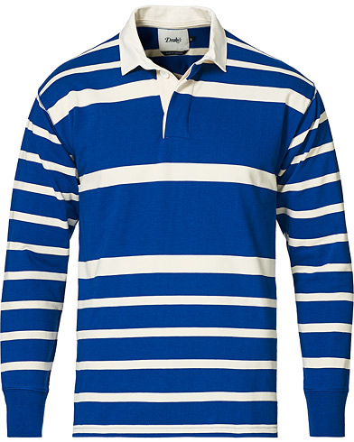 Rugby-paidat |  Striped Cotton Rugby Shirt Blue/White
