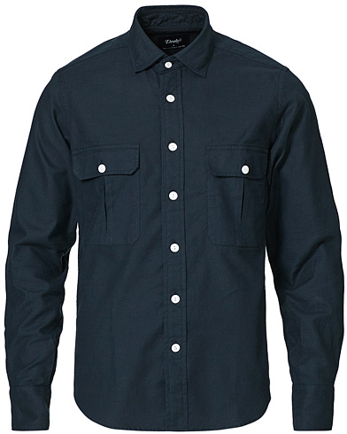 Rennot paidat |  Two Pocket Cotton Work Shirt Navy