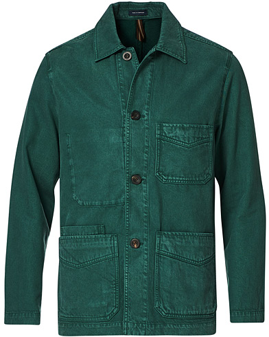 Paitatakit |  Cotton/Tencel Five Pocket Chore Jacket Green