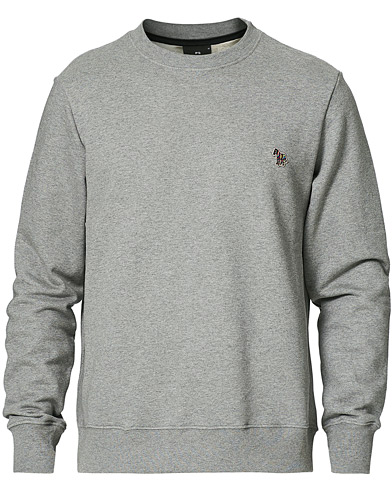 Mies | Best of British | PS Paul Smith | Organic Cotton Zebra Sweatshirt Grey