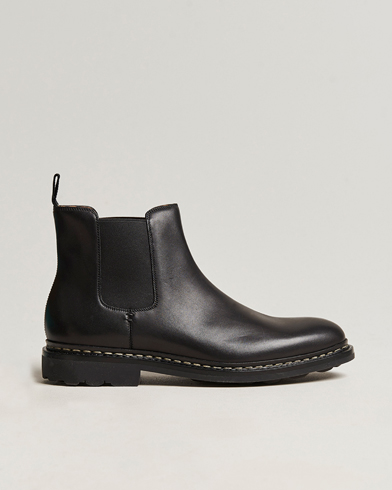 Mies | Contemporary Creators | Heschung | Tremble Leather Boot Black Anilcalf