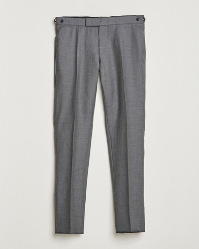 Mies | Suorat housut | Thom Browne | Super 120s Wool Trousers Medium Grey