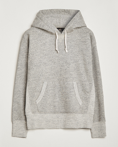 Mies | RRL | RRL | Hooded Pullover Athletic Grey Heather