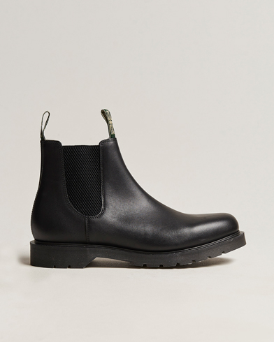 Mies |  | Loake Shoemakers | Loake 1880 Mccauley Heat Sealed Chelsea Black Leather
