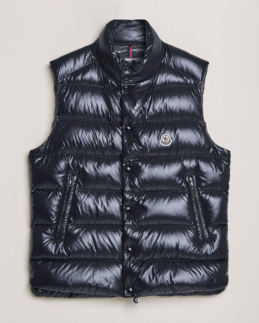 Moncler Tibb Down Vest Navy – Sininen