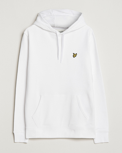 Mies |  | Lyle & Scott | Pullover Organic Cotton Pullover Hoodie White