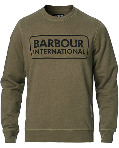 Barbour International Large Logo Sweatshirt Dusky Khaki