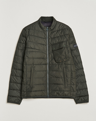 Mies |  | Barbour International | Winter Chain Baffle Quilt Jacket Sage