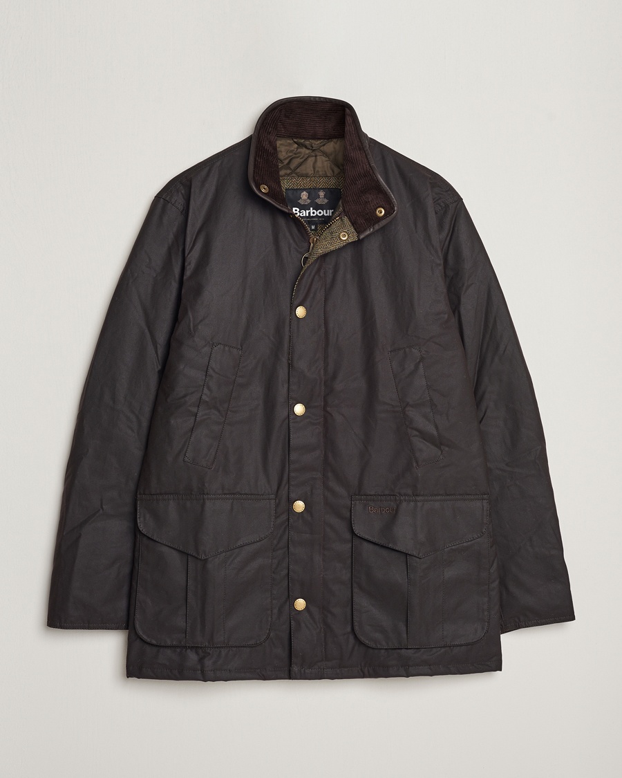 Barbour Lifestyle Hereford Wax Jacket Rustic – Ruskea