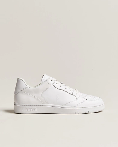 Mies |  | Polo Ralph Lauren | Court Luxury Leather Sneaker White