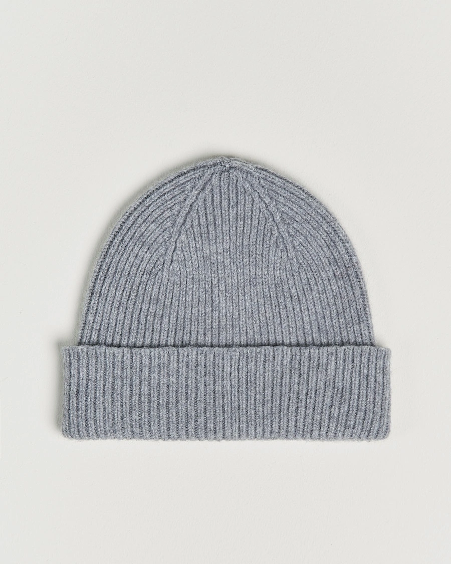 Le Bonnet Lambswool/Caregora Beanie Smoke – Harmaa