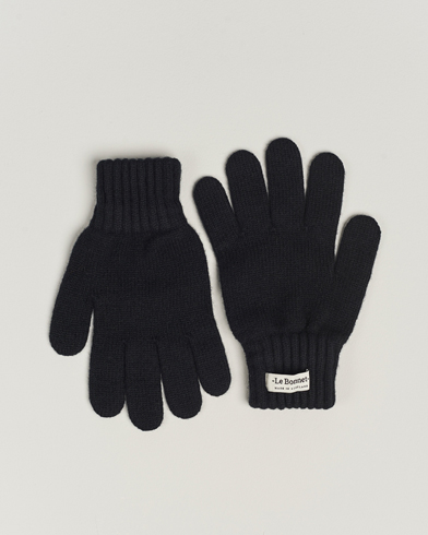 Mies |  | Le Bonnet | Merino Wool Gloves Onyx