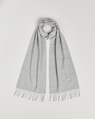 Mies | Best of British | Johnstons of Elgin | Cashmere Scarf Silver Grey