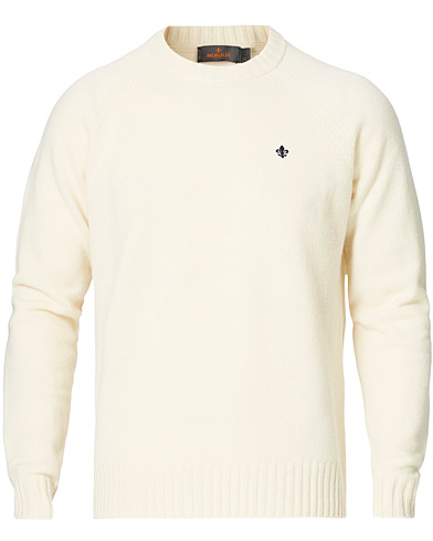  |  Lambswool Knitted Crew Neck Off White