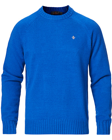  |  Lambswool Knitted Crew Neck Blue